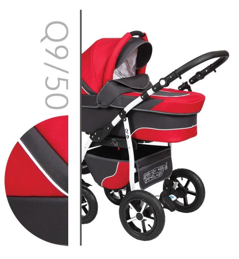 Q9 3w1 Baby Merc wózek dziecięcy z fotelikiem 0m+ kolor 50