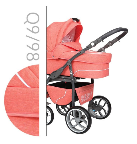 Q9 3w1 Baby Merc wózek dziecięcy z fotelikiem 0m+ kolor 98