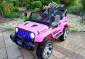 Auto na Akumulator S2388 Jeep Różowy