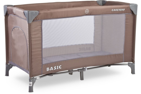 BASIC CARETERO łóżeczko turystyczne kojec - BROWN
