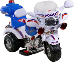 Skuter mini 2126A Policja biało-niebieski