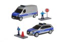 LeanToys Zestaw Policja Radiowóz + Figurki Dickie Toys