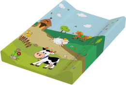 OKT Kids Przewijak - nakładka na łóżeczko z miarką Funny Farm 8726 _274 zielona łąka