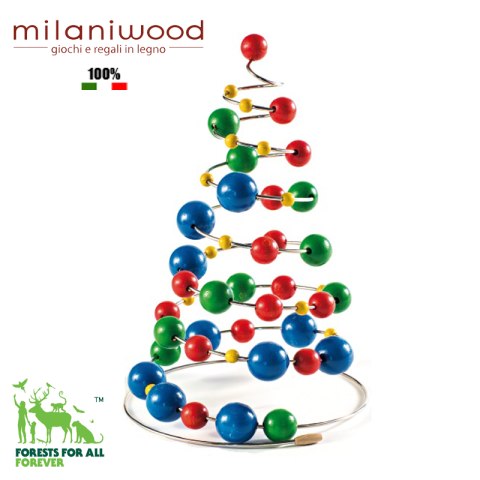 Milaniwood multicolour christmas tree