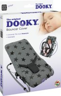 Pokrowiec na leżaczek Dooky Bouncer Cover - Grey Stars