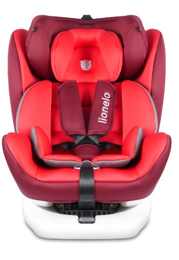 BASTIAAN Isofix 0-36kg 360° Lionelo fotelik samochodowy - Red
