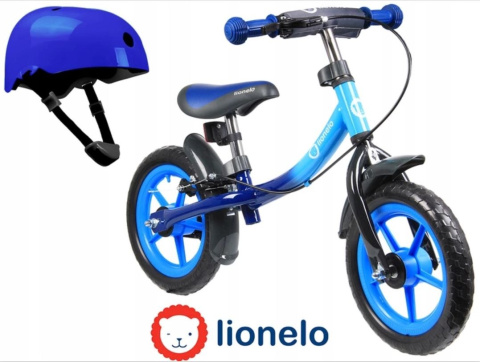 DAN PLUS Lionelo rowerek biegowy 18m+ 12 cali do 27kg - Blue