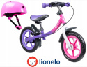 DAN PLUS Lionelo rowerek biegowy 18m+ 12 cali do 27kg - Pink
