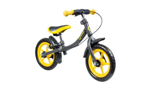 DAN PLUS Lionelo rowerek biegowy 18m+ 12 cali do 27kg - Yellow