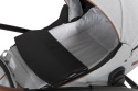 EXPRESS Euro-Cart 3w1 wózek głęboko-spacerowy z fotelikiem KITE 0-13kg - grey fox