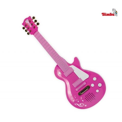 Simba Różowa Gitara Rockowa