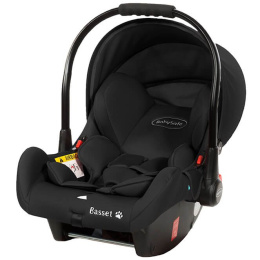 BASSET BabySafe + baza IsoFix fotelik samochodowy 0-13kg / czarny