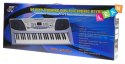 LeanToys Duży Keyboard Organy MK-2083 + Zasilacz Mikrofon