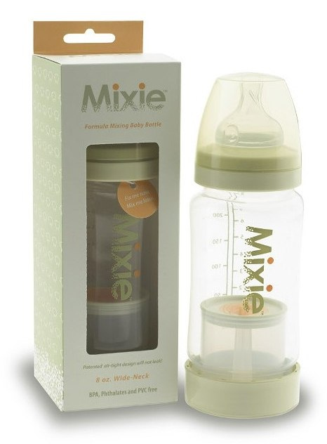 Abakusbaby MIXIE 240ml butelka z wbudowanym pojemnikiem na mleko w proszku
