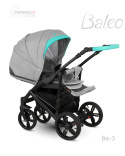 BALEO Camarelo 3w1 wózek wielofunkcyjny z fotelikiem KITE 0-13kg Polski Produkt kolor Ba-3