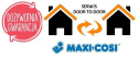 AxissFix Plus Maxi-Cosi od urodzenia do ok. 4lat 45-105 cm i-Size obrotowy fotelik 0-18kg IsoFix Nomad Red