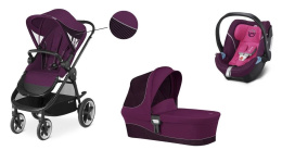 BALIOS M CYBEX 3w1 Wózek wielofunkcyjny z fotelikiem ATON 5 - Mystic Pink