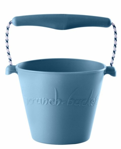 Składane wiaderko do wody i piasku Scrunch Bucket - Błękitny
