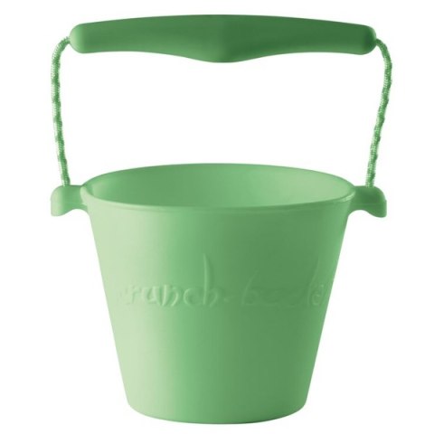 Składane wiaderko do wody i piasku Scrunch Bucket - Pastelowy Zielony