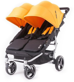 EASY TWIN 3.0 Baby Monsters wózek bliźniaczy - wersja spacerowa Mango