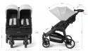 EASY TWIN 3.0 Baby Monsters wózek bliźniaczy - wersja spacerowa Pink