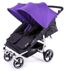 EASY TWIN 3.0 Baby Monsters wózek bliźniaczy - wersja spacerowa Purple
