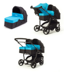 Gondola do wózka EASY TWIN Baby Monsters + zestaw kolorystyczny Cupcake