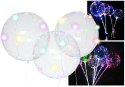 Świecący Balon LED Na Rurce Baterie Kolorowe Diody
