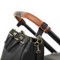 CARLA JOISSY to niezwykła torba dla Mamy o wyglądzie damskiej torebki - Black/Gold