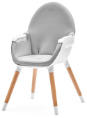 FINI 2w1 Grey KinderKraft krzesełko do karmienia od 6 m do 5 lat