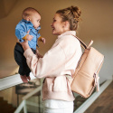 MOON JOISSY Plecak został zaprojektowany by spełniać potrzeby nowoczesnych oraz aktywnych rodziców - Nude