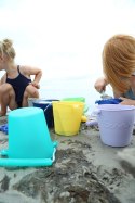 Składane wiaderko do wody i piasku Scrunch Bucket - Turkusowy