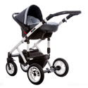 NEW MELODY Paradise Baby wózek z gondolą i fotelikiem CARLO 0-10kg - Polski Produkt - MEL-1