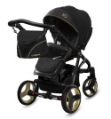 XQ GOLD BabyActive wózek spacerowy idealny na drogi i bezdroża - czarny stelaż