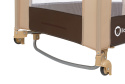 SUZIE łóżeczko turystyczne Lionelo kołyska, kojec, uchwyty do wstawania - beige stripes