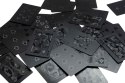 Karty do gry pokera plastikowe czarne