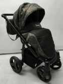 MOMMY 3w1 BabyActive wózek głęboko-spacerowy + fotelik samochodowy Kite 0-13kg - 22 OBSIDIAN