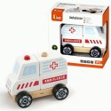 Viga Drewniane Klocki Ambulans Karetka Pojazd Auto Pogotowie