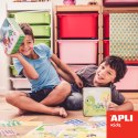 Zestaw kreatywny z naklejkami Apli Kids - Zwierzęta