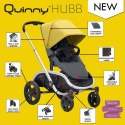 Quinny HUBB DUO Podwójny zakupowy wózek spacerowy - Pink on Graphite