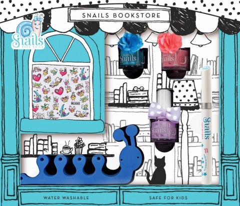 Zestaw do paznokci dla dzieci Snails - Bookstore