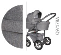 Q9 3w1 Baby Merc wózek dziecięcy z fotelikiem 0m+ kolor Q9/178A