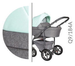 Q9 3w1 Baby Merc wózek dziecięcy z fotelikiem 0m+ kolor Q9/184A