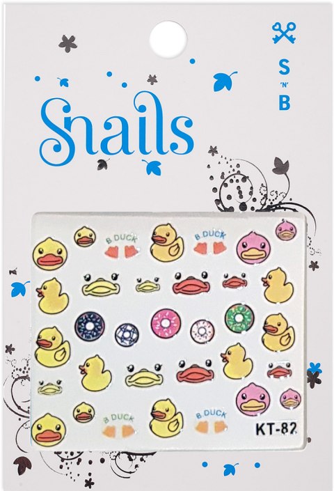 Naklejki na paznokcie dla dzieci Snails - Quack Quack