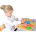 Dopasowywanie Kolorów Sorter Masterkidz Kołeczki i Obręcze Montessori