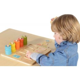 MASTERKIDZ Nauka Kolorów I Liczenia Edukacyjna Tabliczka Montessori