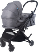 AXKID Life 2w1 kompaktowy wózek wielofunkcyjny - grey