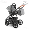 ZEO Camarelo 3w1 wózek wielofunkcyjny z fotelikiem KITE 0-13kg Polski Produkt - kolor 01