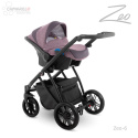 ZEO Camarelo 3w1 wózek wielofunkcyjny z fotelikiem KITE 0-13kg Polski Produkt kolor - 6