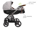 MOMMY 3w1 BabyActive wózek głęboko-spacerowy + fotelik samochodowy Kite 0-13kg - 25 CARBON GREY